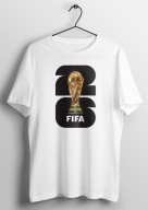 Koszulka dziecięca biała Mistrzostwa Świata 2026 USA Kanada Meksyk roz. 146