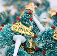 Dekoracje na Babeczki Choinka 10 sztuk Topper Boże Narodzenie