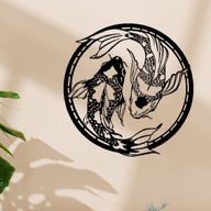 OBRAZ AŻUROWY 3D NA ŚCIANE PANEL DEKORACJA DO POKOJU SALONU Koi Carp Japan