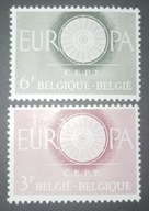 Europa-4 Belgia czysta seria** 1960r.