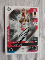 Karta topps mach attax autograf RB Leipzig Champions League Henrichs