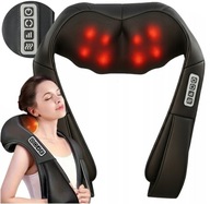 MASAŻER DO SZYI KARKU PLECÓW CIAŁA PODGRZEWANY PAS MASUJĄCY PLECY SHIATSU