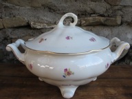 Stara DUŻA Sygnowana Porcelanowa Waza do Zupy_KAROLINA PRL