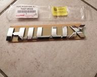 Toyota Hilux VIII emblemat na drzwi klapy tył