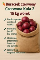 Buraczek czerwony – Czerwona Kula 2 – 15 kg worek