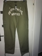 SPODNIE MĘSKIE CARGO BOOHOO MAN 34 XS TALL