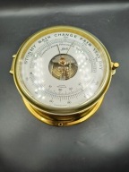 Piękny okrętowy barometr z termometrem Schatz , Niemcy