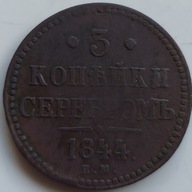 3 kopiejki 1844 r.Car Mikołaj I