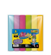KREPINA MARSZCZONA MINI 6 PASTELOWYCH KOLORÓW 20x250 cm Zestaw 6 Kolorów