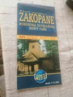 Zakopane Bukowina Tatrzańska Nowy Targ stary plan miasta