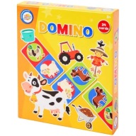 Domino Obrazkowe GRA Układanka ZWIERZAKI