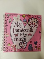 książka Mój pamiętnik pełen magii 100 naklejek, notes-nowy ale podpisany