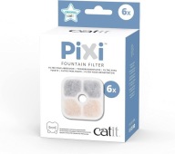 ZESTAW FILTRY CATIT PIXI DO FONTANNY DLA KOTA 6 SZTUK FILTRÓW