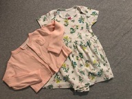 Komplet sukienka sweterek carter’s 18m kwiaty 86