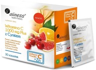 Aliness, Witamina C 1000 mg Plus z cynkiem, 30 saszetek