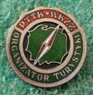ODZNAKA ORGANIZATOR TURYSTYKI PTTK WKZZ WOJ. KOMISJA ZWIĄZKÓW ZAWODOWYCH
