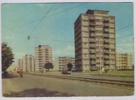 Wrocław osiedle mieszkaniowe Gajowice 1967r. Motor Żuk Tramwaj y872