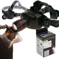 LATARKA CZOŁOWA LED MOCNA BATERIE W ZESTAWIE TURYSTYCZNA