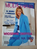 Moda Paryża 1-2/2002 Elegantka Burda duże Diana szycie wykroje krawieckie