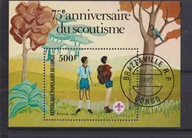 Kongo harcerstwo blok kasowany