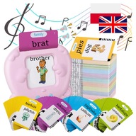 CZYTNIK KART DO NAUKI SŁÓWEK 448 SŁÓW FISZKI POLSKO ANGIELSKIE III TRYBY