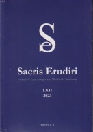 Sacris Erudiri, t. 62 ; jak nowa