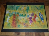 MARC CHAGALL - DAPHNIS AND CHLOE - "Przyjęcię ślubne w jaskinii" - 1977 rok