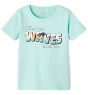 NAME IT t-shirt 92 koszulka FEEL WAVES/ 6423 Oliwia Kurowska, Kuba Kurowski