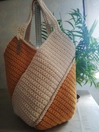 Torebka damska ręcznie robiona na szydełku, torba plażowa, koszyk, boho