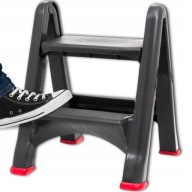 SKŁADANA DRABINKA TABORET ANTYPOŚLIZGOWY 150kg STOŁEK PODEST ZE SCHODKIEM