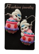 KOLCZYKI Z MODELINY WIELKANOC ZAJĄCZKI I JAJKA