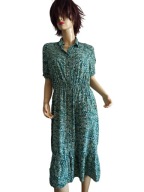 sukienka letnia z falbaną viskozowa 38/40