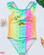 SUPER Strój kąpielowy roz.98/104 KOLOROWY SUNSHINE