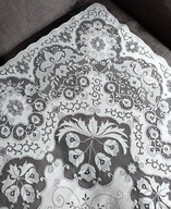 Obrus koronka _ BAWEŁNA _design _ vintage z lat 60 XX w. NOWY