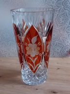 DUŻY WAZON KRYSZTAŁOWY Huta szkła ,,JULIA ''