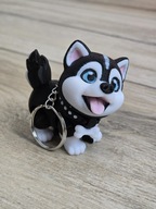 Breloczek Husky 3d - Piesek Dog Brelok Druk3d fidget Keychain mixGadzet