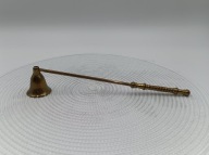 Mosiężny kapturek do gaszenia świec - vintage - kolekcjonerski - 29cm
