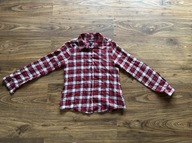 Up2Fashion 36/M czerwona koszula w kratę 100% bawełny