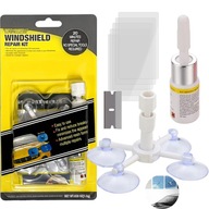 KLEJ DO SZYB SAMOCHODOWYCH ZESTAW NAPRAWCZY ODPRYSKI PĘKNIĘCIA SZYBA AUTO