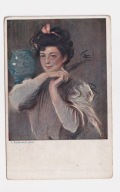 T. Axentowicz ok.1920r. Dziewczyna Wazon