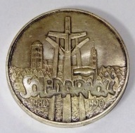 Srebrna moneta 100000 zł 1990 Solidarność 1 Uncja 1 Oz oryginał
