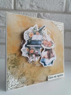 Kartka pamiątka urodziny ręcznie robiona