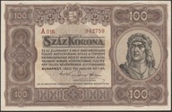 Węgry 100 koron 1920 - A