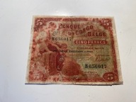 Kongo Belgijskie - 5 franków - 1942