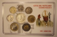 WATYKAN 2000 JAN PAWEŁ II 10, 20, 50, 100, 200, 500 i 2 x 1000 LIRÓW CERTY