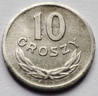 10 Groszy 1966r śr. 17,6mm Aluminium