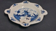 Porcelanowa paterka Delft Holland vintage design
