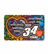 KARTA DOŁADOWANIA DO PLAY Z AUTOGRAFEM JURKA OWSIAKA 34. FINAŁ WOŚP