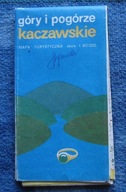 GÓRY i POGÓRZE KACZAWSKIE - mapa turystyczna 1984 r.