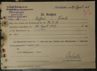 Niemcy Bytom zestaw dokumentów 1938 r. [43